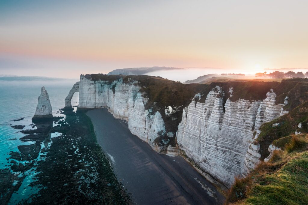 falaises de normandie