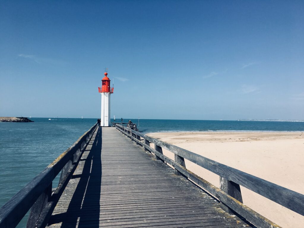 phare de la plage de Normandie